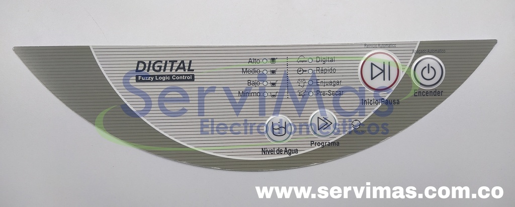 Calcomanía Original Samsung Digital Gris