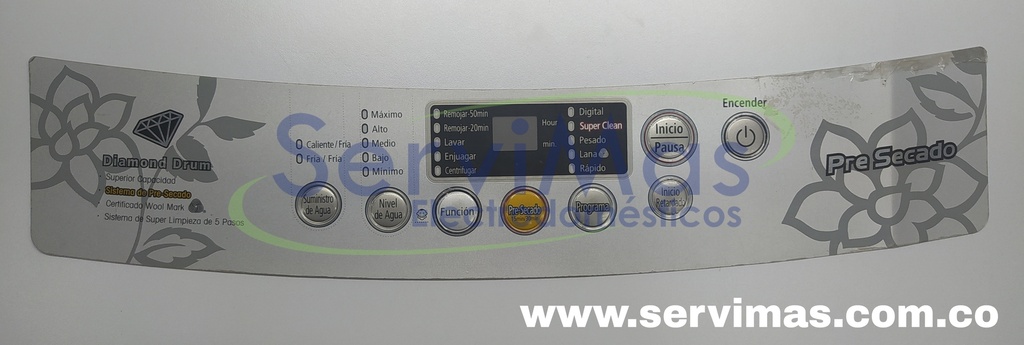 Calcomanía Original Samsung Diamon Drum